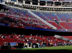 O Barcelona licenciou o Camp Nou para aumentar a capacidade antes do confronto com o Newcastle