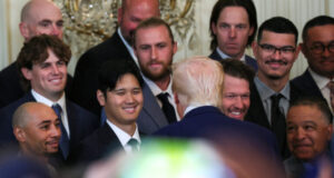 Clayton Kershaw passou pelos Dodgers para visitar a Casa Branca