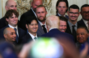 Clayton Kershaw passou pelos Dodgers para visitar a Casa Branca