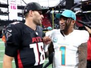 Agência gratuita do Atlanta Falcons: assinou com Tua Tagovailo um contrato de 1 ano e US$ 1,3 milhão