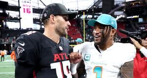 Agência gratuita do Atlanta Falcons: assinou com Tua Tagovailo um contrato de 1 ano e US$ 1,3 milhão