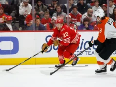 O Detroit Red Wings fracassou em casa contra outro candidato aos playoffs
