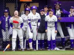 Glab levou Washington a uma vitória por 12-2 sobre Maryland em grande estilo