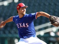 O apaziguador do Rangers descobre que fez parte da equipe durante uma visita surpresa ao monte de treinamento de primavera