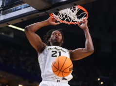 Morez Johnson Jr. e o melhor colocado Michigan derrotaram Howard por 101-81 após um início lento em March Madness.