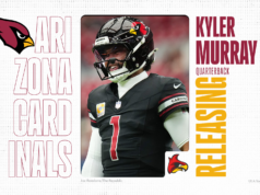 Os Arizona Cardinals libertaram oficialmente Kyler Murray