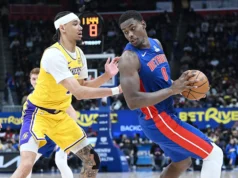 Jenkins, do Pistons, supera o Lakers com 30 pontos, o melhor da carreira