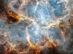 Após 20 anos, os cientistas finalmente explicaram as estranhas “listras de zebra” do Pulsar Caranguejo