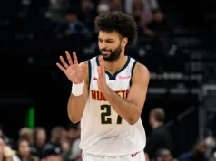 Os 45 pontos de Jamaal Murray ajudaram o Nuggets a vencer o Jazz por 128-125