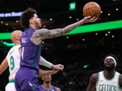 Knuppel marca 20, Hornets vence o Celtics por 118-89 pela 6ª vitória, acima de 0,500