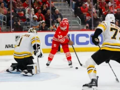O terceiro período foi doloroso para o Detroit Red Wings com 3 gols sem resposta