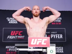 Resultados da pesagem do UFC Seattle: Israel Adesanya e Joe Pifer na principal luta dos médios