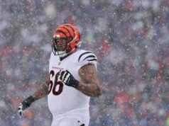 O Cincinnati Bengals renovou com o atacante ofensivo por um ano