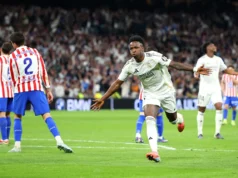 O Real Madrid com 10 jogadores busca o título da La Liga com uma emocionante vitória no derby de Madrid