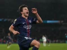 PSG melhora a preparação física de João Neves antes do confronto com o Chelsea pela Liga dos Campeões