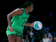 Aaliyah Boston está ausente pelo resto da temporada não competitiva devido a uma lesão na extremidade inferior, não se sabe se ela estará pronta para o campo de treinamento da equipe dos EUA.