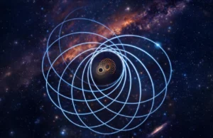 Um buraco negro e uma estrela de nêutrons acabam de colidir em uma estranha órbita elíptica