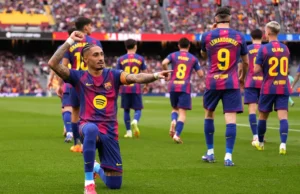 Rafinha obtém 9,5, Cancelo obtém 8 jogadores do Barcelona avaliados em vitória dominante contra o Sevilla