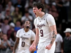 Texas A&M subiu na colchetologia da ESPN após vencer LSU