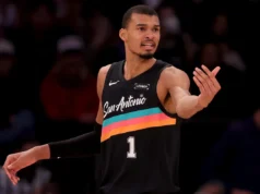 76ers Victor Wembanyama pondera o próximo confronto com o Spurs