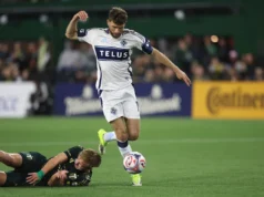 Os Whitecaps venceram os Timbers por 4 a 1 em uma partida de rivalidade na Cascadia Cup
