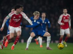 Alejandro Garnacho chamou a atenção de Liam Rosenier durante treino do Chelsea
