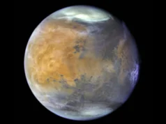 Cientistas chocados com tempestade de poeira marciana que lança água no espaço