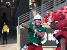 A batalha do quarterback no futebol de Louisville deve incluir Devin Widener