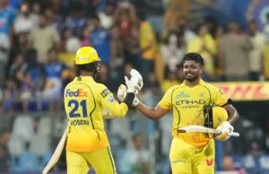 IPL 2026: 101 de Sanju Samson leva Chennai Super Kings a uma vitória de 103 corridas sobre os índios de Mumbai