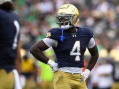 Jeremiah Love se tornou o primeiro Notre Dame RB na primeira rodada desde Jerome Bettis