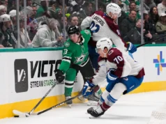 Avs, líder da NHL, estrela em branco por 2 a 0 para um grande passo em direção à vantagem de jogar em casa durante os playoffs