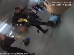 Policial armado pego na CCTV do suspeito do aeroporto de Manchester disse ao júri que sua única outra opção era usar sua pistola semiautomática Glock