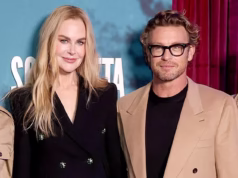 O romance colorido de Simon Baker: de um antivaxxer a uma mulher mais jovem que sua filha a uma estrela de Real Housewives – enquanto sua ex-mulher fica ‘chocada’ com os rumores de que ele está ‘desfrutando de um romance’ com sua boa amiga Nicole Kidman