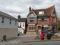 Um homem foi preso depois que uma mulher de 80 anos foi esfaqueada até a morte fora de sua casa em Londres