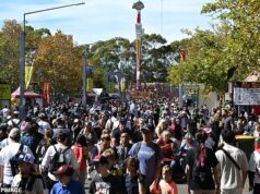 O dia de abertura do Sydney Royal Easter Show foi um caos depois que o aplicativo de passeio travou