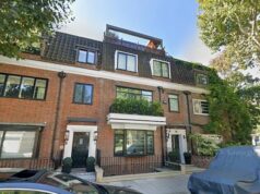 Os parceiros de negócios 111 Skins de Kim Kardashian foram instruídos a retirar a pérgula ‘maluca’ que colocaram ilegalmente no terraço de sua mansão de £ 5 milhões em Chelsea.