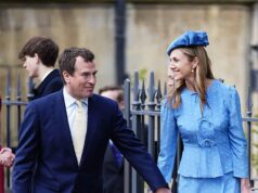 Peter Phillips e sua noiva Harriet Spurling exibem sua família real mesclada, incluindo suas duas filhas e sua filha de 13 anos, no serviço religioso de Páscoa em Windsor