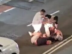 Imagens brutais revelam ataque ‘brutal’ a um policial fora de serviço que foi atingido na cabeça – enquanto três descobrem seu destino no tribunal