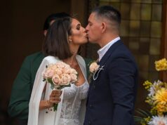 Amy Childs é casada! A estrela de TOWIE finalmente se casou com o noivo Billy Delbosque na prefeitura de Marylebone – depois de ser forçada a cancelar o grande dia devido à doença de sua mãe