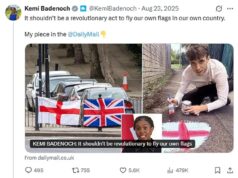 Kimi Badenoch promete ‘erradicar o preconceito de extrema esquerda’ no setor público da Grã-Bretanha depois que o gerente do NHS England revela insultos racistas ao líder conservador