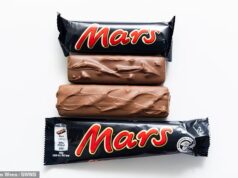 Marte é acusada de ‘encolher’, já que as barras de chocolate caem quase um quarto e os preços permanecem os mesmos