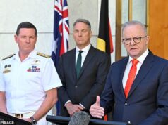 O governo albanês emitiu um ultimato a Trump se ele quiser ajudar a Austrália a reabrir o Estreito de Ormuz.