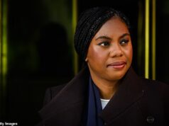 Kimi Badenoch ataca o ‘infantil’ Trump e sua postagem ‘inepta’ da imagem de Cristo… mas diz que o presidente dos EUA está certo na defesa e nas emissões líquidas zero