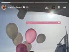 Kate Ferdinand comemora o 15º aniversário de Tia com uma doce homenagem após retornar ao Dubai devastado pela guerra e diz que é “a maior oportunidade de ser sua madrasta”