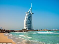 O famoso hotel Jumeirah Burj Al Arab, em Dubai, fechou para grandes reformas, já que os turistas evitam os Emirados Árabes Unidos devido à guerra no Irã.