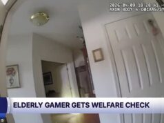 Família preocupada pede cheque da previdência depois que mulher de 91 anos se acalma… apenas para encontrar policiais sorrindo ao chegar em sua casa