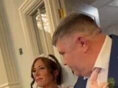 ‘Eu me virei e ele jogou tinta preta em mim!’ O casamento de conto de fadas de uma noiva foi arruinado quando sua cunhada usou seu vestido branco de £ 1.800 em um “ataque de vingança” para revelar a amarga rivalidade familiar por trás disso.