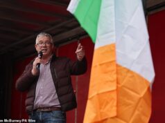 O líder do protesto contra o combustível foi filmado ameaçando atacar fisicamente Simon Harris, mas o ocupante desbocado – que estava entre os líderes que quase paralisaram o país na semana passada – disse que o que ele queria fazer era particularmente assustador.