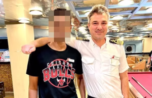 Momento assustador: os passageiros de um navio de cruzeiro acordaram nas primeiras horas da manhã com a mensagem arrepiante do capitão de que o impensável havia acontecido novamente.