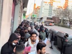 O caos ‘colapsa’ no cartório espanhol enquanto os migrantes fazem fila por cinco horas depois que o primeiro-ministro socialista concede cidadania a 500.000